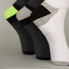 Носки лодыжки Эластане черные атлетические с анти- нарушением правил игры/вспотели - абсорбент материал