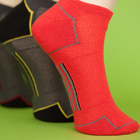 Красные люди хлопка/нейлона утончают носки лодыжки для спортсменов Пот-Абсорбент