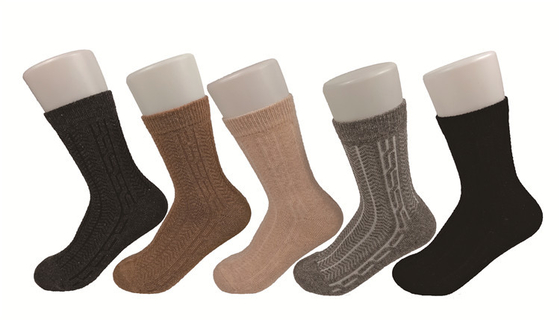 Анти- протухший Браун/носки черноты теплые для людей, органические люди хлопка греют носки
